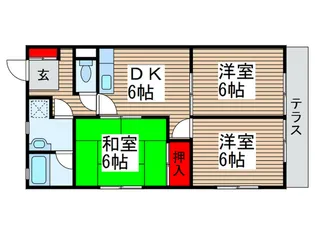 MK第2パル【1階】の間取り