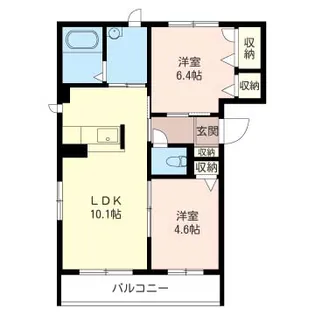 Elegance B【3階】の間取り