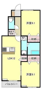 Riz【1階】の間取り