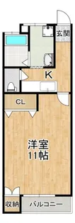 山本ハイツ【3階】の間取り