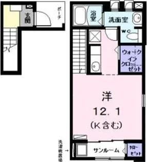 エテルノ・プラシード I【2階】の間取り