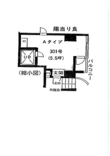 オリエンタル常盤【6階】の間取り