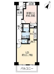 URグリーンハイツ武蔵境通り【4階】の間取り