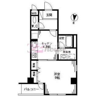 アルカディア中野III【2階】の間取り
