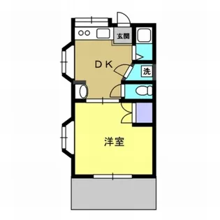 グリーンヒルガーデン【1階】の間取り