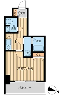 KDXレジデンス立川【13階】の間取り