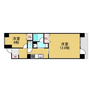 テレーズ神崎川【4階】の間取り