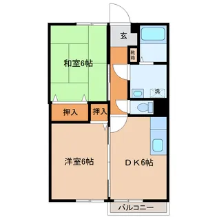 ウインザー97【1階】の間取り