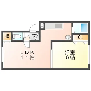 le bonheur(ルボニール)【2階】の間取り