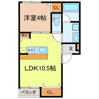 コンソラータ【2階】の間取り
