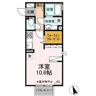 ウィステリア【2階】の間取り