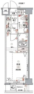 クレヴィスタ豊洲ベイサイド【3階】の間取り