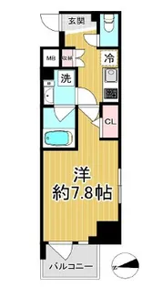コンシェリア浜松町マスターズヴィラ【4階】の間取り