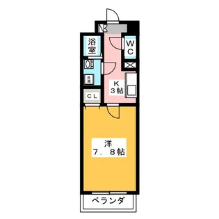 HF今池南レジデンスEAST(旧グレンパーク今池南EAST)【9階】の間取り