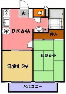 メゾンヒルズ【1階】の間取り