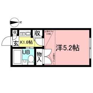 アーバン南台II【1階】の間取り