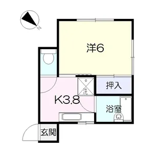 コーポ若月【2階】の間取り