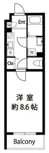 リヴィエール東十条【1階】の間取り