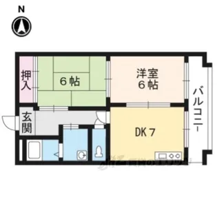 パレ・デュ・カメリア【1階】の間取り