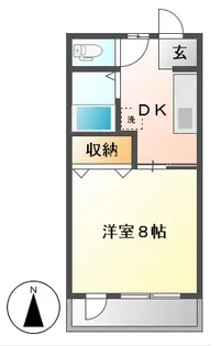 第2ハイツ希望【1階】の間取り