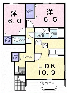 ソレイユ トロワ【1階】の間取り
