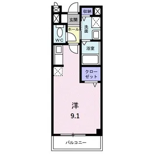 ウエストリバー北伊丹【2階】の間取り