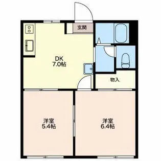 シャトーラトゥール A【1階】の間取り