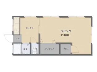 福田荘【2階】の間取り