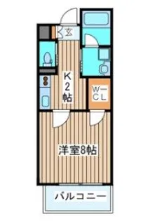 ヴィアーレ勾当台II【6階】の間取り