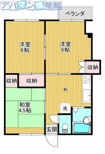 レジデンス桜ヶ丘【3階】の間取り