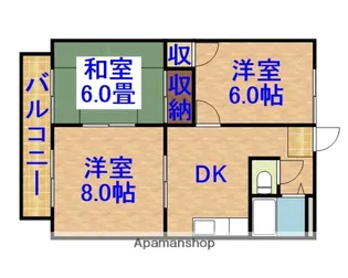 ミキハウス【2階】の間取り