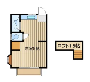 シャトー谷治3【2階】の間取り