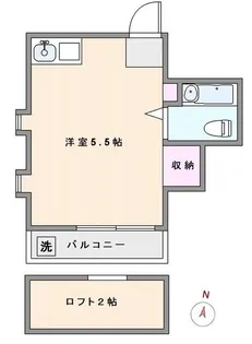 千石ハイム【2階】の間取り