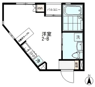マロニエハイツ吉祥寺【2階】の間取り