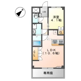 グランドステージ雅【1階】の間取り