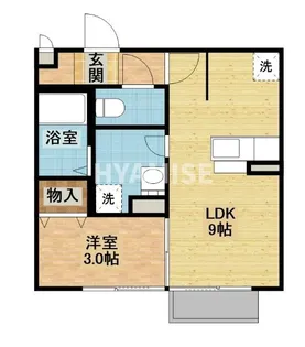 ポポラート木場【1階】の間取り