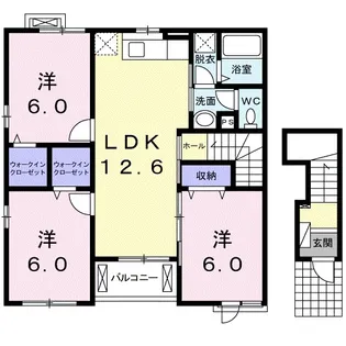 ミラリオ【2階】の間取り