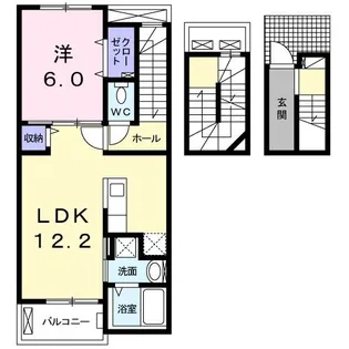 ロジェ【3階】の間取り