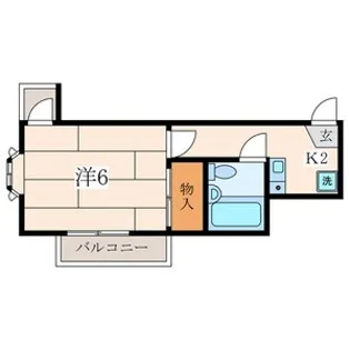 パークヒルズA【1階】の間取り