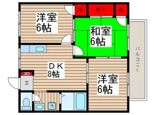 グリ-ンヒル習志野II【2階】の間取り
