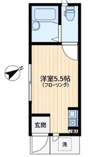 アクアシティ駒込【1階】の間取り
