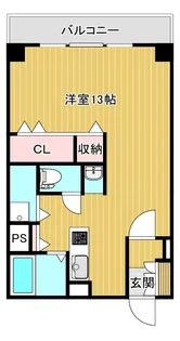 マンション北陸【5階】の間取り