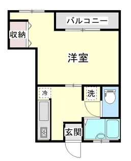 キャピタル松ヶ丘【1階】の間取り
