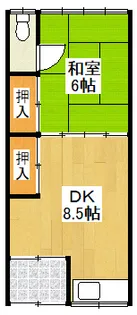 佐々木アパート【2階】の間取り