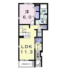 サンライズT.M【1階】の間取り