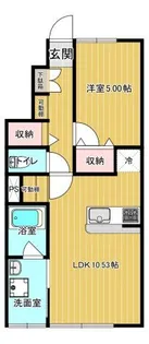 ピネードB【1階】の間取り