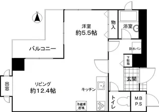 ロイヤルコート柳馬場【3階】の間取り