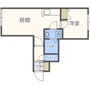 アーブル琴似【3階】の間取り