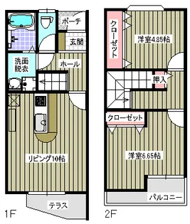 サンハイム花ヶ浦の間取り
