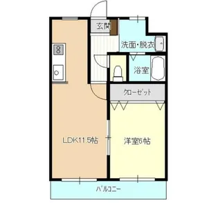 エスペランサ【2階】の間取り